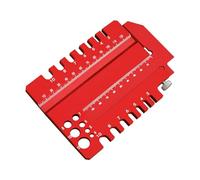 Woodworking Ruler - Two-in- Measuring Gauge Tenon Gauge | Precision Mortise Tool For Workshop Home Improvement Garage Carpentry Furniture Making Projects Table Saw Setup