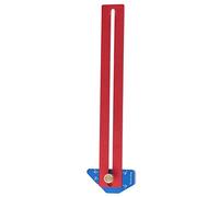 Woodworking Scriber 270mm Aluminum Alloy Angled Ruler Line Scribing Marking Crossed Out Gauge for Woodworking Projects and DIY Crafts