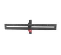 Woodworking Scriber Ruler Tool | Aluminum Alloy CNC Machining for Mortise Positioning & Layout Marking | Measuring Tool for Woodworking/Carpentry/DIY Projects