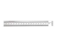 Woodworking Scribing Ruler | 180 mm Alloy Steel Angle Ruler for Carpentry Marking & Measuring | Precisión CNC Machined Tool with 0.25mm Fine Scale