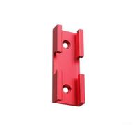 Woodworking T Track Connector Aluminum Cross Track Chute Intersección para herramientas de taller y plantillas y accesorio ligero (rojo)