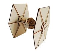 Replica madera para pintar woodwork tie fighter del imperio