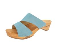 woody Kate Zuecos para mujer, color azul bebé, talla 41 EU