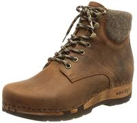 Woody Mona, Botas de Moda Mujer, Piel Grasa Tabacco, 37 EU