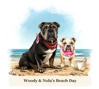 Woody & Nola's Beach Day: A Funny Read-Aloud Bulldog Beach Adventure for Kids Ages 3-8 (Woody & Nola Adventures)