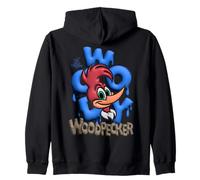 Woody Woodpecker Blue Graffiti Pop Style Sudadera con Capucha