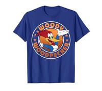 Woody Woodpecker Circular Stamp Camiseta