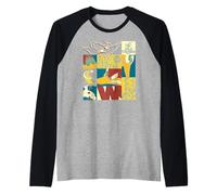 Woody Woodpecker Pop Art Panels Camiseta Manga Raglan
