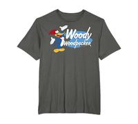 Woody Woodpecker - Retrato de logotipo grande Camiseta