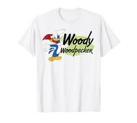 Woody Woodpecker - Retrato de logotipo grande Camiseta
