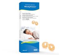 WoodyKnows Dilatador Nasal Dinámico, Modelo 2024 Suave, mejora el sueño y el flujo de aire deportivo, la congestión nasal y ayuda a los ronquidos relacionados con la nariz (M 4Piezas)