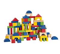 Woodyland Bloques niño en un cubo con una tapa de Clasificación de la forma (100 piezas) , color/modelo surtido