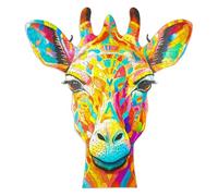 WOODZZLE Puzzle de Madera Jirafa - Animales con Formas Únicas - Corte Láser y Encaje Preciso - Regalo Original Adultos y Familias - para Enmarcar y Decorar - Varios Tamaños (Platinum_400PCS)