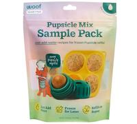 WOOF Paquete de muestra de mezcla de Pupsicle - Recambios de pollitos fáciles de hacer - Deliciosa mezcla para el juguete interactivo para perros - con tocino y queso, calmante, vientre equilibrado y