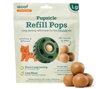 WOOF Pupsicle Pops, Deliciosas Golosinas para Perros De Larga Duración, Recambios para La Pupsicle, Golosinas De Repuesto Prefabricadas para Perros, Ingredientes Naturales, Golosinas para Mascotas De