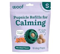 WOOF Pupsicle - Recambios de chupete calmante para perros, repuestos duraderos para juguete de marioneta para promover la calma, magnesio para perros, chupetes pequeños, 10 unidades