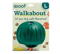 WOOF Walkabout - Rompecabezas de juguetes enriquecedores para perros y dispensador de golosinas - Dificultad ajustable para croquetas y golosinas - Goma duradera - Fácil de limpiar - Grande