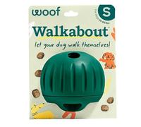 WOOF Walkabout - Rompecabezas de juguetes enriquecedores para perros y dispensador de golosinas - Dificultad ajustable para croquetas y golosinas - Goma duradera - Fácil de limpiar - Pequeño