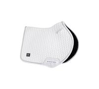 Woof Wear 2025 Herringbone - Almohadilla de sillín de contacto cercano, color blanco