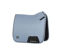 Woof Wear 2025 Herringbone - Almohadilla para sillín de doma - Acero azul