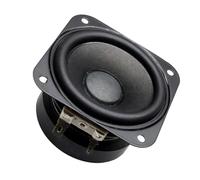 Woofer de graves cuadrado de 2.75 pulgadas, 4Ω, 15 W, subwoofer de sonido para coche y hogar, bocina portátil de 70 mm, bocina portátil de 4 ohmios, altavoz cuadrado negro