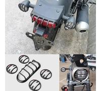 WOOGA Cubierta protectora de señal de giro para luz trasera de faro cubierta de parrilla compatible con o&nda Rebel CMX 250/CMX300/CMX 500 Accesorios 2021 2022 2023 2024 (5 piezas-negro mate)