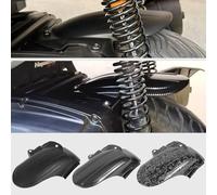 WOOGA Guardabarros de motocicleta cubierta de guardabarros de rueda trasera protector contra salpicaduras compatible for Ho&n&da Forza 350 NSS350 NSS-350 2020-2024 (A estilo corto-Negro mate)