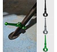 WOOGA Kit de extensión de pata de cabra para motocicleta, soporte lateral de pedal universal diámetro de 19 mm -23 mm para HO&N&DA para Ka&wa&sa&ki para Su&zu&ki (Negro)