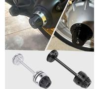 WOOGA Protector de rueda trasera de motocicleta,accesorios deslizantes de choque de horquilla de eje para B&M&W R1200GS R1250GS Adv LC 2023 K1200GT/RT/R R nine T K1300 GT/R (Noir)