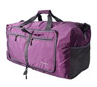 Woogwin Bolsa de Viaje Grande, Plegable, Impermeable, para Playa, natación, Piscina, Deportes, Gimnasio, 60 l Morado, Big Size