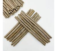 Woohome 120 Piezas Palos Artesanales, Varillas Madera Natural Delgadas para Manualidades DIY