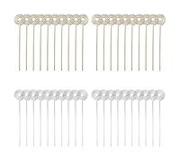 Woohome 40 Pz Soporte Metal Memo Clip de Nota Soporte de Tarjeta, Soporte Tarjetas de Metal Memo, Soportes para Números de Mesa, Foto Clip de Alambre Abrazadera de Soportes