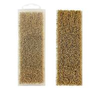 Woohome Campo de Arroz Estático Modelo Arbustos en Miniatura Grass Tufts Juego de Mesa de Arena Mechones de Hierba Wasteland Tuft Modelo de Mechones de Dorado