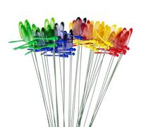 Woohome Estacas de Lib¡§|Lula de Jard¡§an, 30 Pz Lib¡§|lulas en Varillas para Decoraci¡§?n de Jard¡§an, Mariposas de Jard¡§an para Decoraci¡§?n de Planta, Yarda Exterior, Ornamento de Jard¡§an