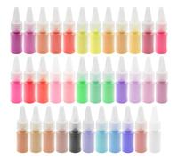Woohome Juego de Manualidades de Arena, Art Sand Kit, Botellas de Arena de Colores para Decoración de Fiestas, Decoración de Colore, Pintura DIY (35 Color Estilo A)
