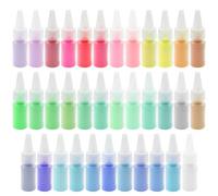 Woohome Juego de Manualidades de Arena, Art Sand Kit, Botellas de Arena de Colores para Decoración de Fiestas, Decoración de Colore, Pintura DIY (35 Color Estilo B)