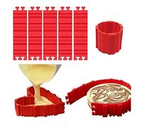 Woohome Molde para Tartas de Silicona de Magic Hornear Serpientes Bandeja 5 pz, Molde para Hacer Tartas en Casa, Flexible, Antiadherente y Desmontable para Realizar Tartas Caseras