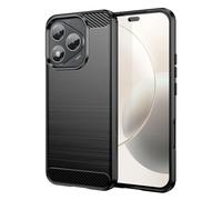 Wookfiss Funda para Honor 400 Lite 5G, Fibra de Carbono Carcasa Protectora, Suave TPU Silicona Delgada Anti-Choques Case