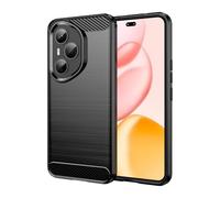 Wookfiss Funda para Honor 400 Pro, Fibra de Carbono Carcasa Protectora, Suave TPU Silicona Delgada Anti-Choques Case