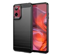 Wookfiss Funda para Motorola Moto G05/ Moto E15, Fibra de Carbono Carcasa Protectora, Suave TPU Silicona Delgada Anti-Choques Caso Compatible con Moto G05/ Moto E15