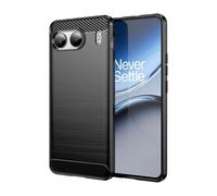 Wookfiss Funda para OnePlus Nord 4, Fibra de Carbono Carcasa Protectora, Suave TPU Silicona Delgada Anti-Choques Caso Compatible con OnePlus Nord 4