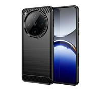 Wookfiss Funda para OPPO Find X8 Pro, Fibra de Carbono Carcasa Protectora, Suave TPU Silicona Delgada Anti-Choques Caso Compatible con OPPO Find X8 Pro