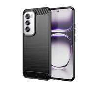 Wookfiss Funda para OPPO Reno 12 Pro 5G, Fibra de Carbono Carcasa Protectora, Suave TPU Silicona Delgada Anti-Choques Caso Compatible con OPPO Reno 12 Pro 5G