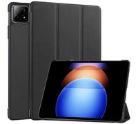Wookfiss Funda para Xiaomi Pad 6s Pro, Ultra Slim Ligero Plegable Smart Cover PU Protector Carcasa (Auto Sueño/Estela), Negro