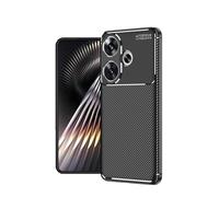 Wookfiss Funda para Xiaomi Poco F6 5G, Fibra de Carbono Carcasa Protectora, Suave TPU Silicona Delgada Anti-Choques Caso Compatible con Poco F6 5G