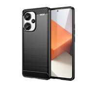 Wookfiss Funda para Xiaomi Redmi Note 13 Pro+ Cover, Fusion Diseñado TPU Suave + Fibra de Carbono Flexible Carcasa, Anti-Raspaduras,Antideslizante Funda para Redmi Note13 Pro Plus