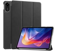 Wookfiss Funda para Xiaomi Redmi Pad 2 4G, Ultra Slim Ligero Plegable Smart Cover PU Protector Carcasa (Auto Sueño/Estela), Negro