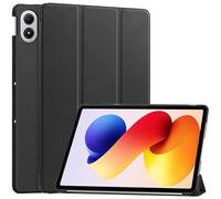 Wookfiss Funda para Xiaomi Redmi Pad 2 Pro, Ultra Slim Ligero Plegable Smart Cover PU Protector Carcasa (Auto Sueño/Estela), Negro