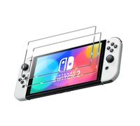 Wookfiss Protector de Pantalla para Nintendo Switch 2 (2025) Alta Definicion 9H Dureza Anti-caída/Anti-rasguños Cristal Templado Vidrio Templado(2 Piezas)
