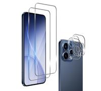 Wookfiss Protector de Pantalla para OPPO Reno 15 5G, 2 Piezas Cristal Templado + 2 Piezas Protector de Lente de Cámara, 9H Dureza Ultra Resistente Sin Burbujas Vidrio Templado